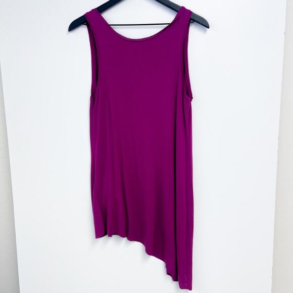 NWT Free People | Tunic Sleeveless Tank Top V-Neck Stretch Purple | XS - Picture 7 of 10